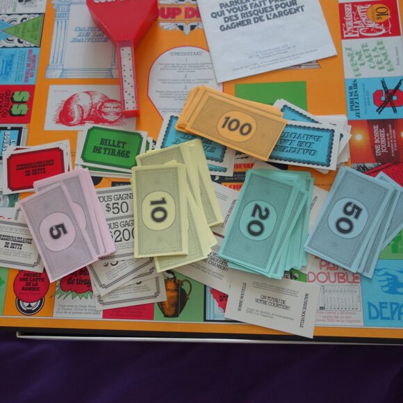 Vintage Ancien Parker Brothers 1975 Coup De Des Board Game Jeux de société - Picture 12 of 16